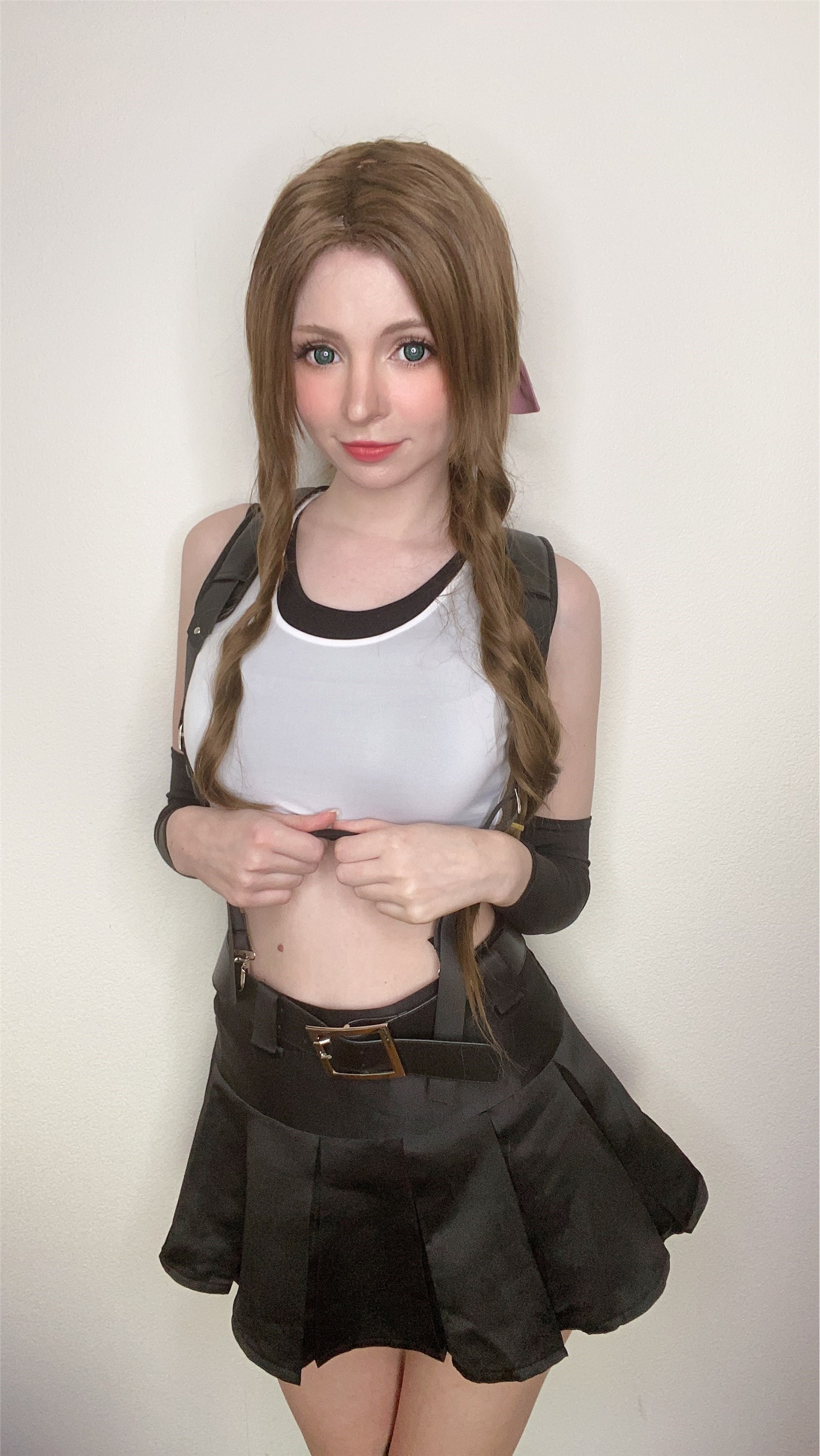 cos Peach milky - Aerith Tifa Swap(28)